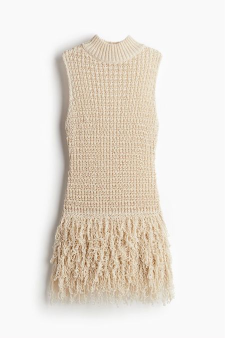 Fringe knit mini dress - summer vacation outfit 

#LTKSeasonal #LTKstyletip #LTKfindsunder100