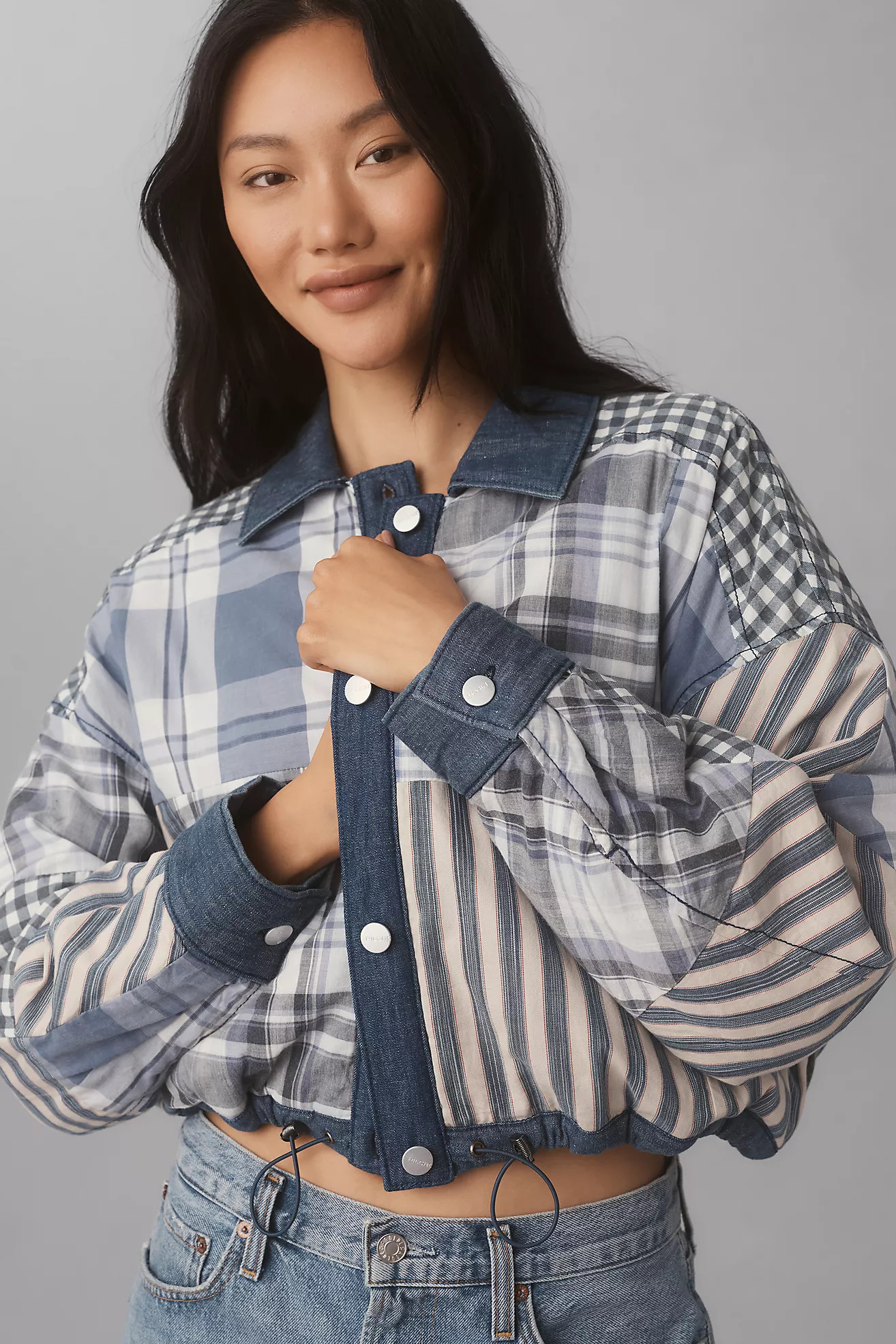 Pilcro Patchwork Jacket | Anthropologie (US)