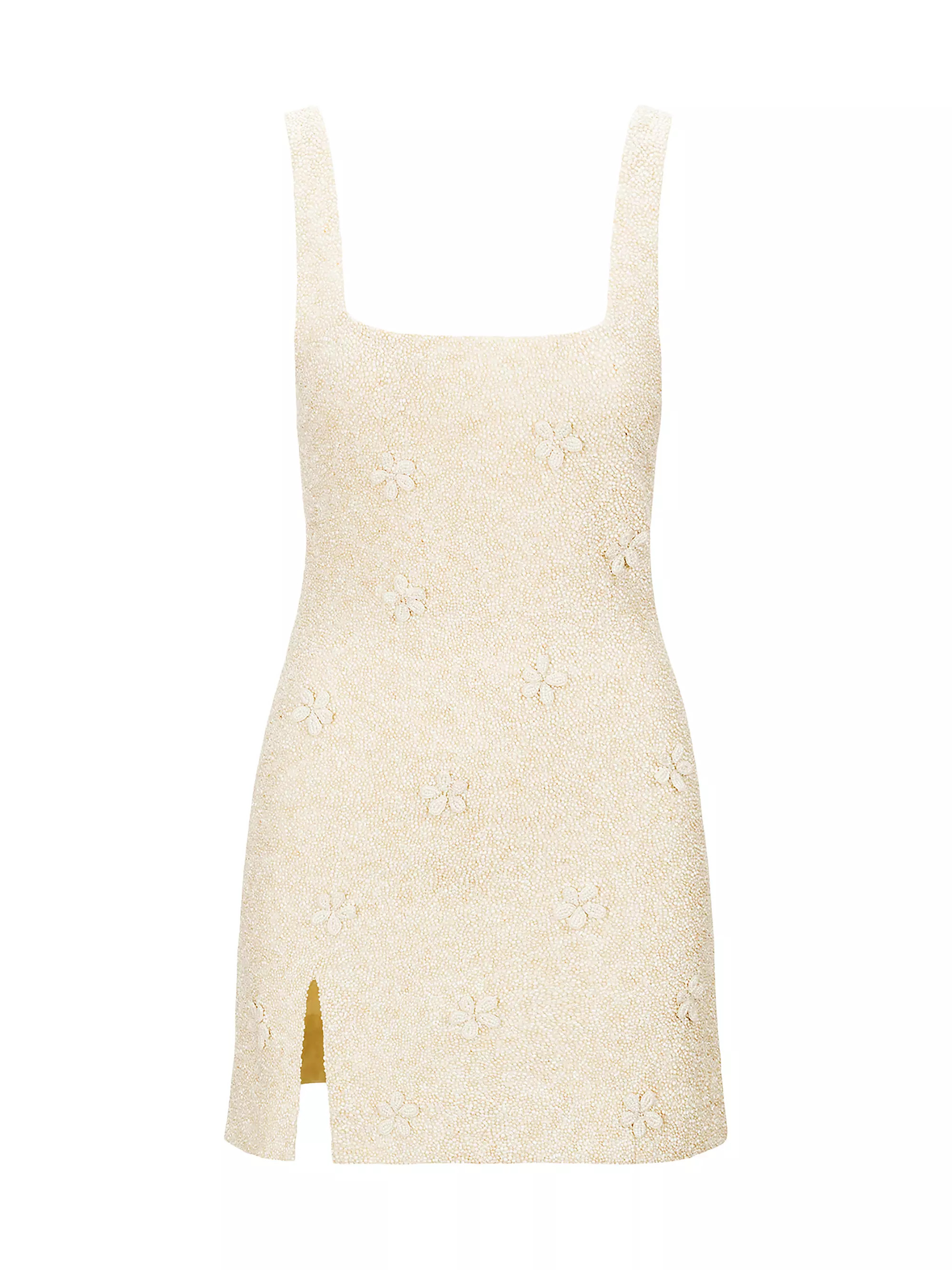 Le Sable Floral Beaded Minidress | Saks Fifth Avenue