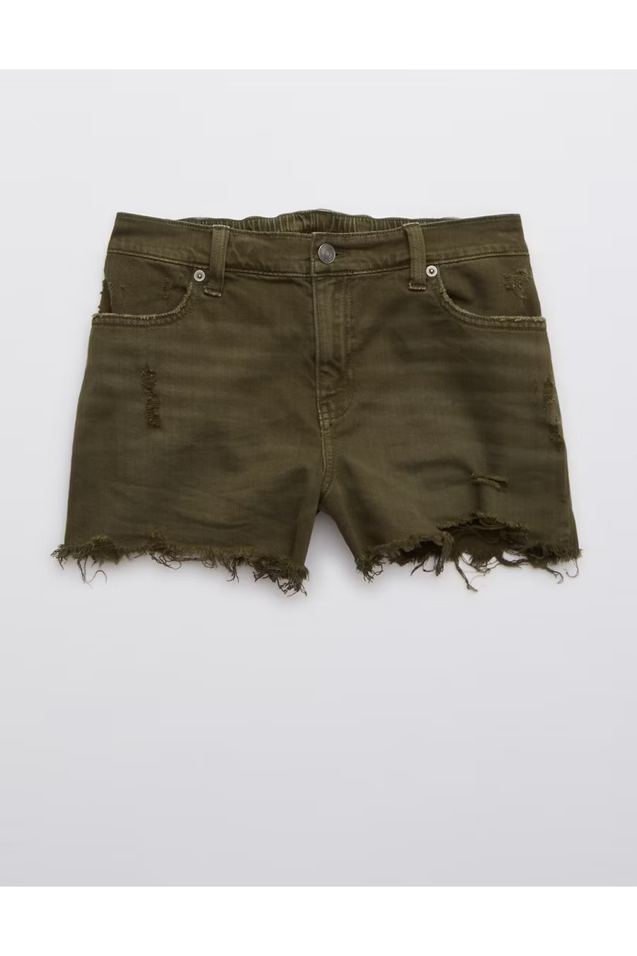 Aerie Distressed Daydream Denim Short | American Eagle Outfitters (US & CA)