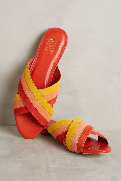 Charlotte Stone Tea Grenadine Slides | Anthropologie (US)