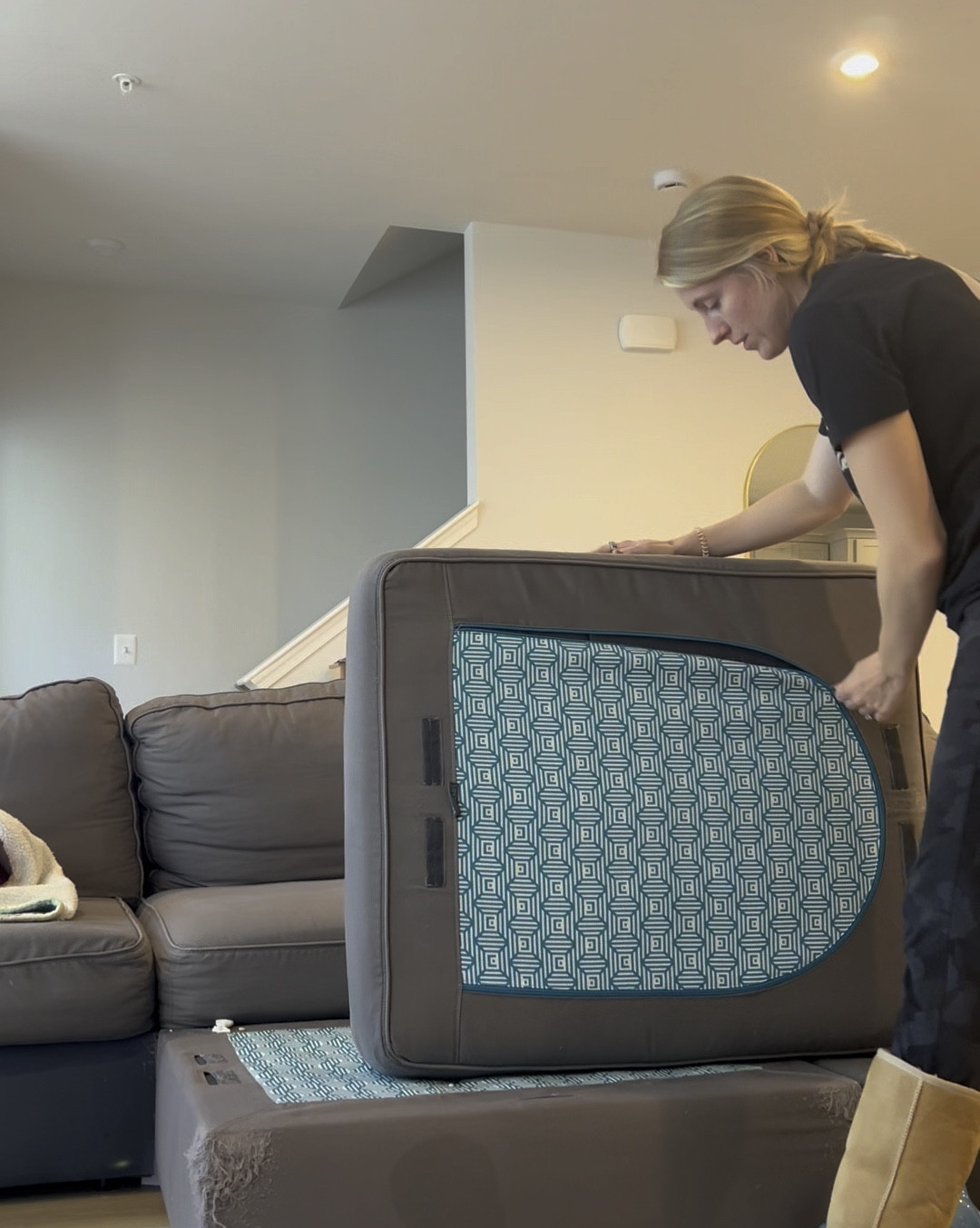 my process for refreshing and cleaning our couch 🫶🏼

and when I tell you…the things I found in these cushions lollll

I like to wash the cushions and vacuum the couch every so often to keep it nice

I love that I can simply throw them into the washing machine to get rid of any stains, dirt, etc🙏🏼

I unzip all the cushion covers I need to wash, vacuum the base, throw the cushions in the washing machine, tumble dry with no heat, hang to dry for the remainder, and then put them back on the next day ☀️!

also I cannot plug this “dust buster” vacuum enough…

we’ve had it for years. It’s durable, long-lasting, and great for everything. From couch cleaning, to toddler messes, to crumb clean-up 🫡

all linked below 💖

#LTKHome #LTKCyberWeek #LTKGiftGuide