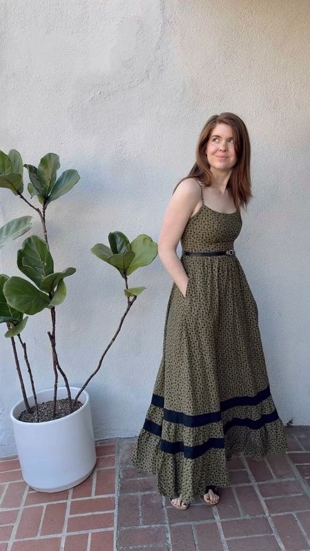 Green sundress styled 5 ways - wearing a size 6, runs small 

#LTKSeasonal #LTKHoliday