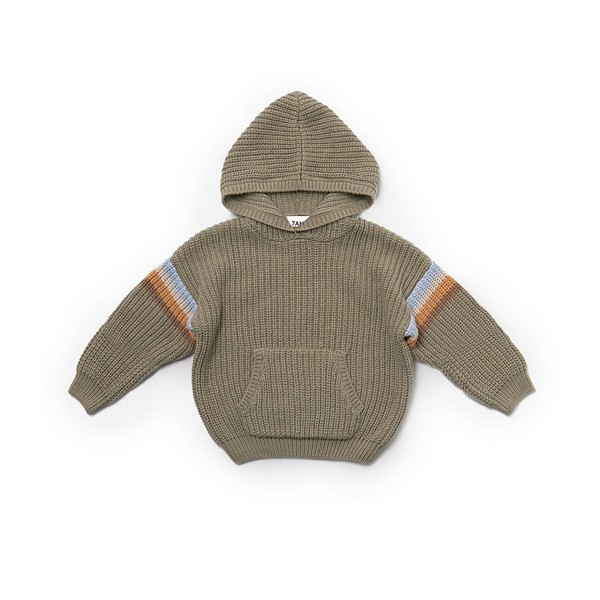 Kids' 7AM Pullover Sweater Hooded Chunky 4/5 Olive | Scheels