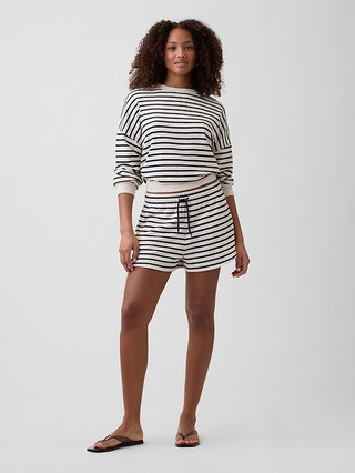 Relaxed French Terry Dolphin Shorts | Gap Factory