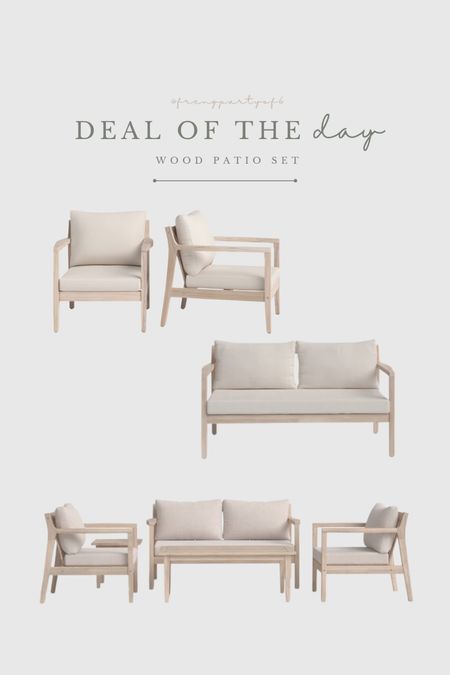 5 star review patio set! I debated getting this affordable patio furniture for our patio, and have heard so many good things about it!

#LTKSeasonal #LTKsalealert #LTKhome