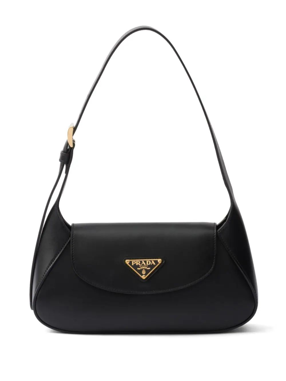 Prada Small Leather Shoulder Bag - Farfetch | Farfetch Global