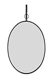 Creative Co-Op Oval Wall Distressed Metal Frame & Hanging Bracket (Set of 2 Pieces) Reflective Mirro | Amazon (US)