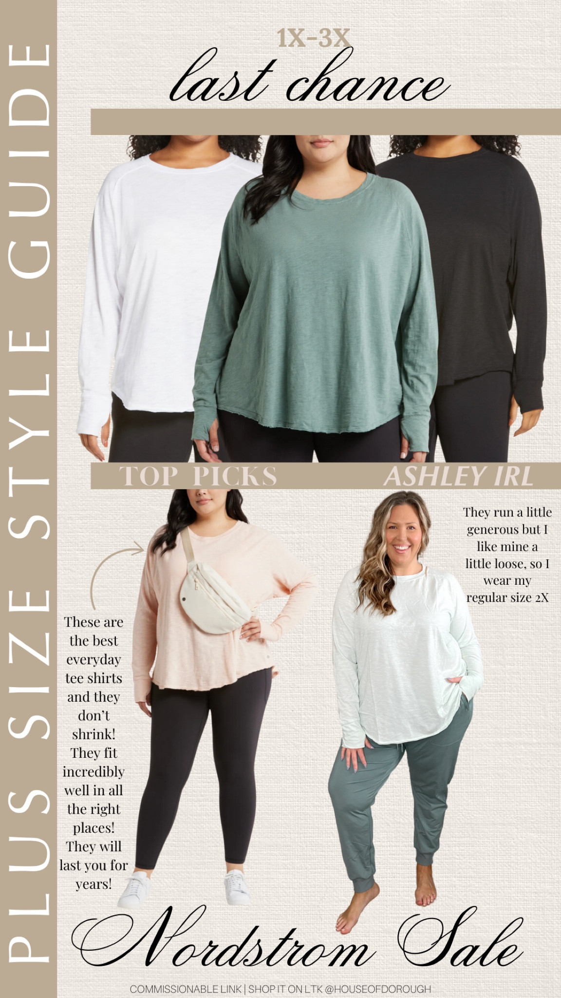 Last chance to get these Zella T-shirts on sale before the Nordstrom sale ends tomorrow! These are some of my favorite shirts, they shrink, and they fit plus sizes really well! They run pretty generous, but I still prefer my regular 2X - so I would say take your regular size! 

#LTKxNSale #LTKFindsUnder50 #LTKPlusSize