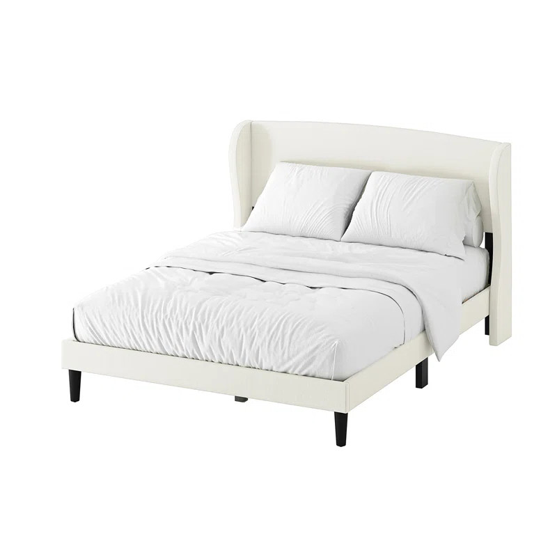 Amati Upholstered Wingback Platform Bed | Wayfair North America