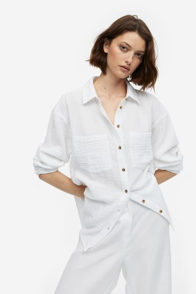 Baumwollbluse | H&M (DE, AT, CH, NL, FI)