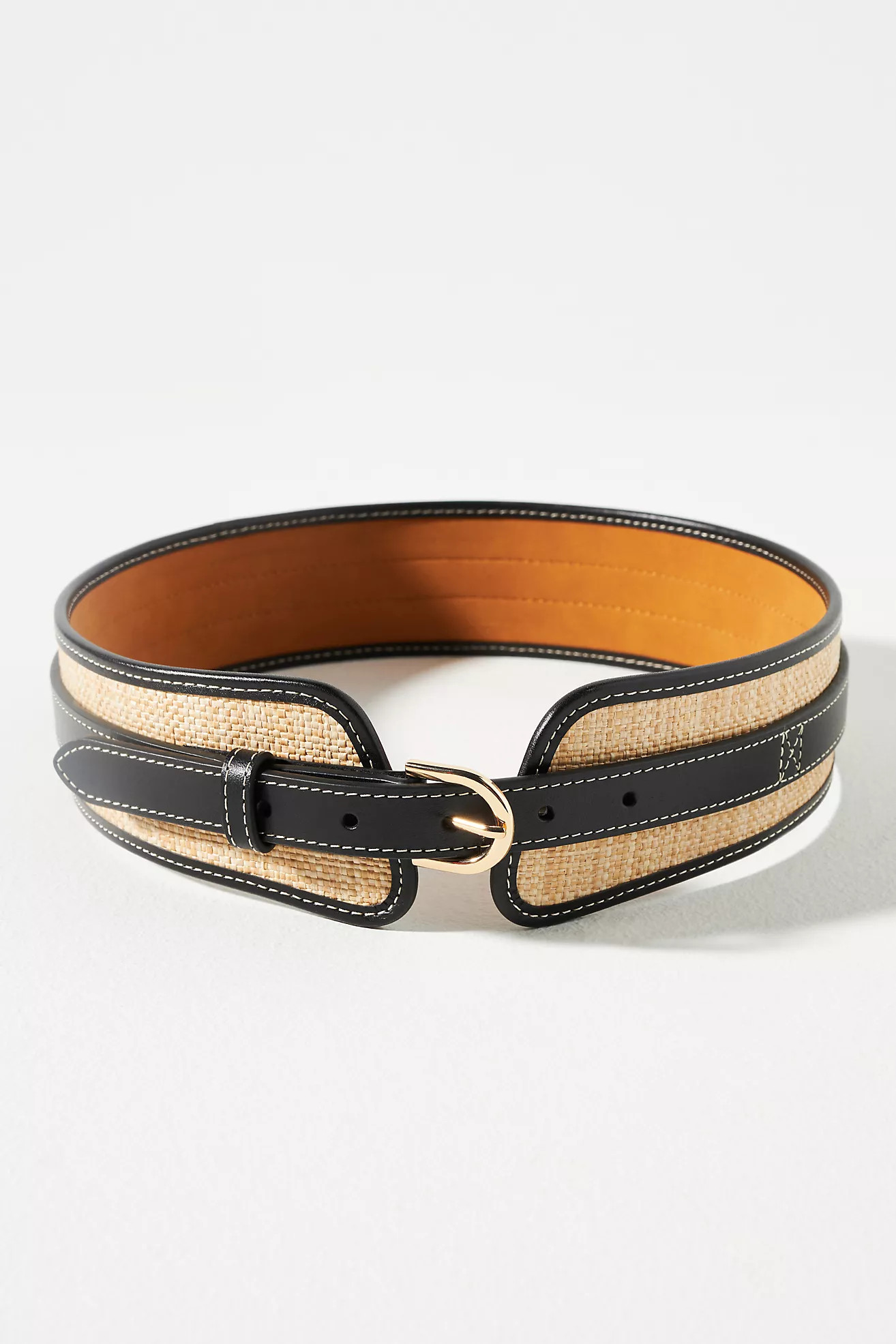 Textured Wide Waist Belt | Anthropologie (US)