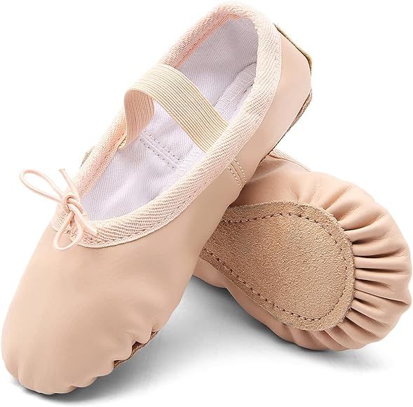 TETSUO Girls Ballet Shoes, Indoor Dance Flats Slippers for Kids, Toddlers Dancing, Yoga | Amazon (CA)