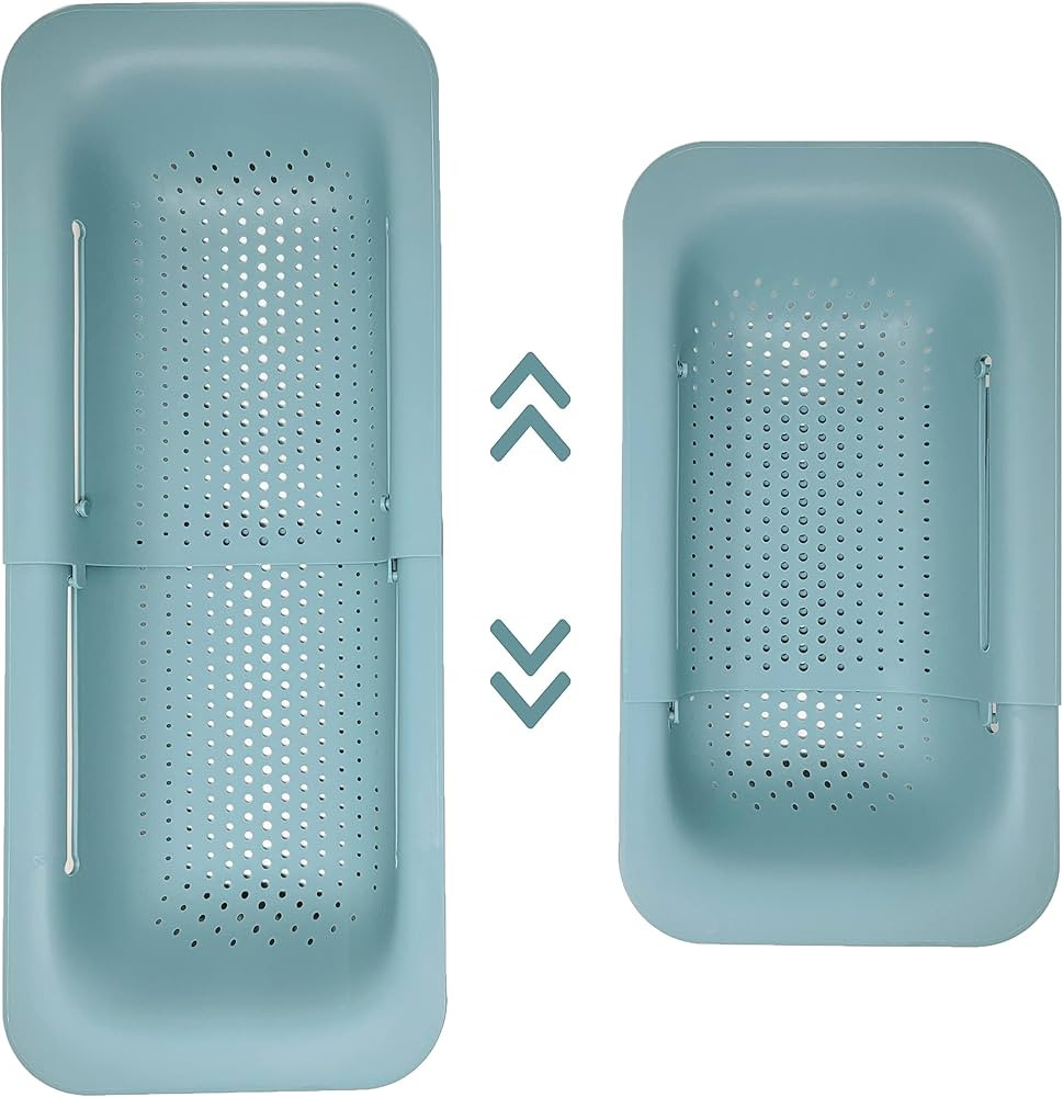Makerstep Over the Sink Colander Strainer Basket - Expandable, Wash, Drain, and Dry. - New Home K... | Amazon (US)