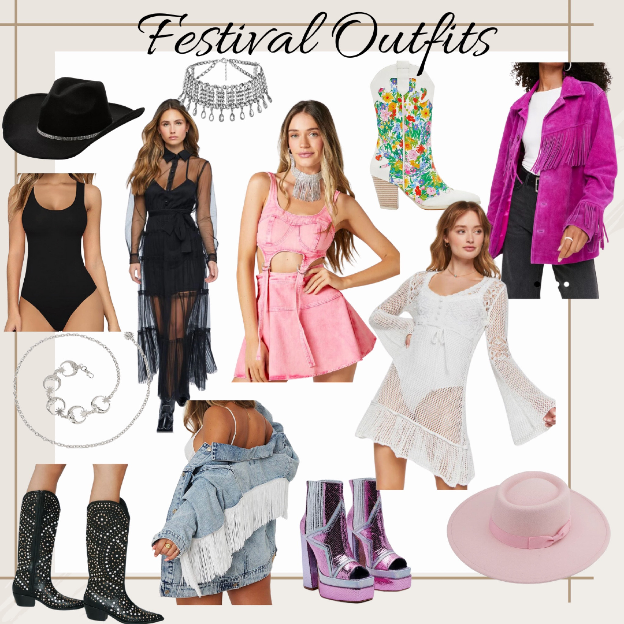 Festival Outfits mix with a little bit of country. I found these looks to be so cute. Makes me so excited for stagecoach and country music concerts 🎶 🤠 who’s ready for summer !? #countrymusic #summerfun #stagecoach #festival   

#LTKFind #LTKFestival #LTKU