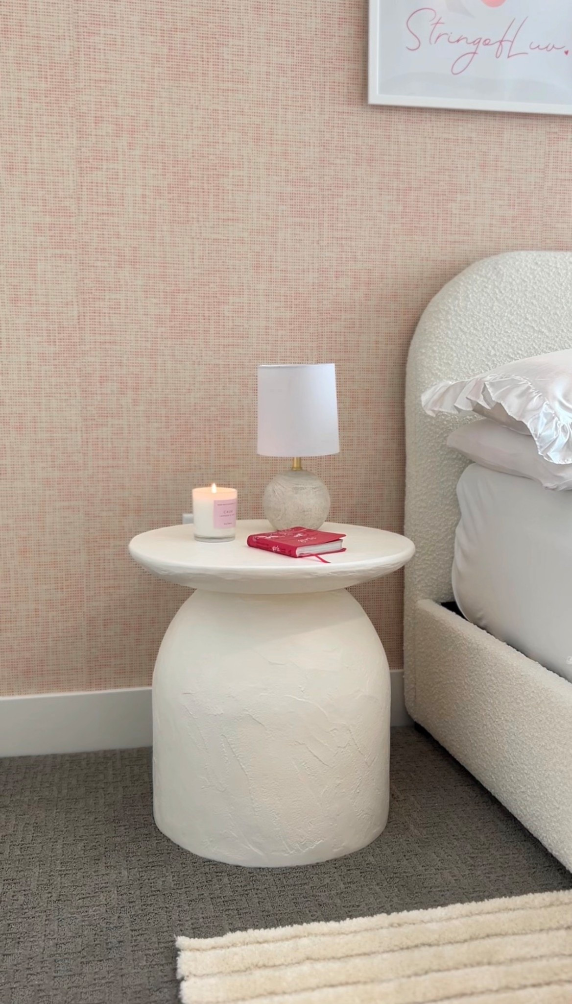 2 years later and this textured concrete side table is still one of my favorites - versatile, timeless, and fits any style effortlessly!

Home decor, bedroom design, bedroom furniture, home styling, home design

#LTKHome