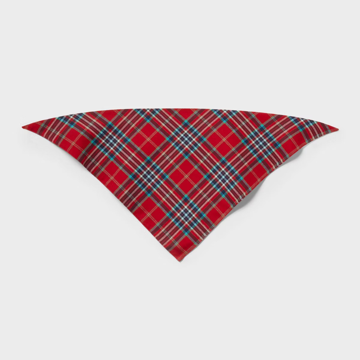 Plaid Matching Family Pajama Dog and Cat Bandana - Wondershop™ Red One Size Fits Most | Target