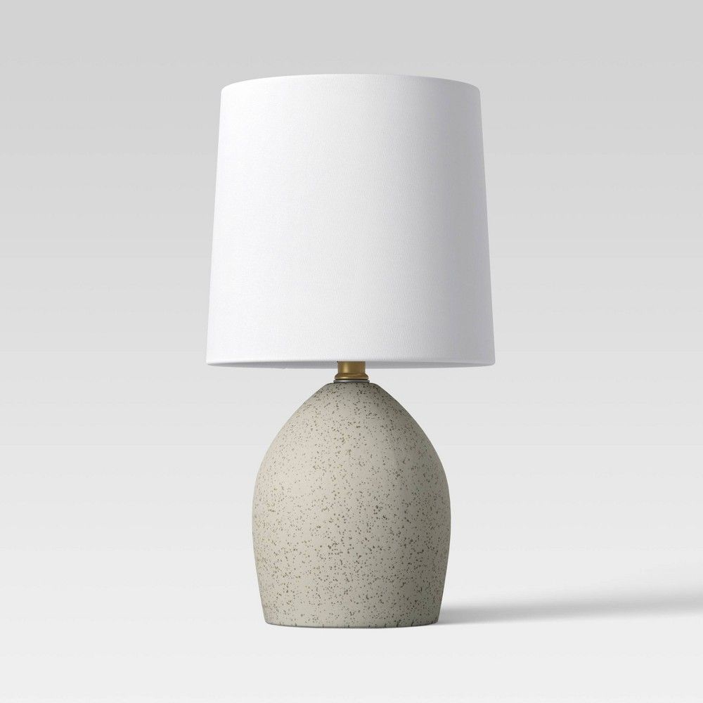 Ceramic Accent Table Lamp Gray (Includes LED Light Bulb) - Threshold | Target