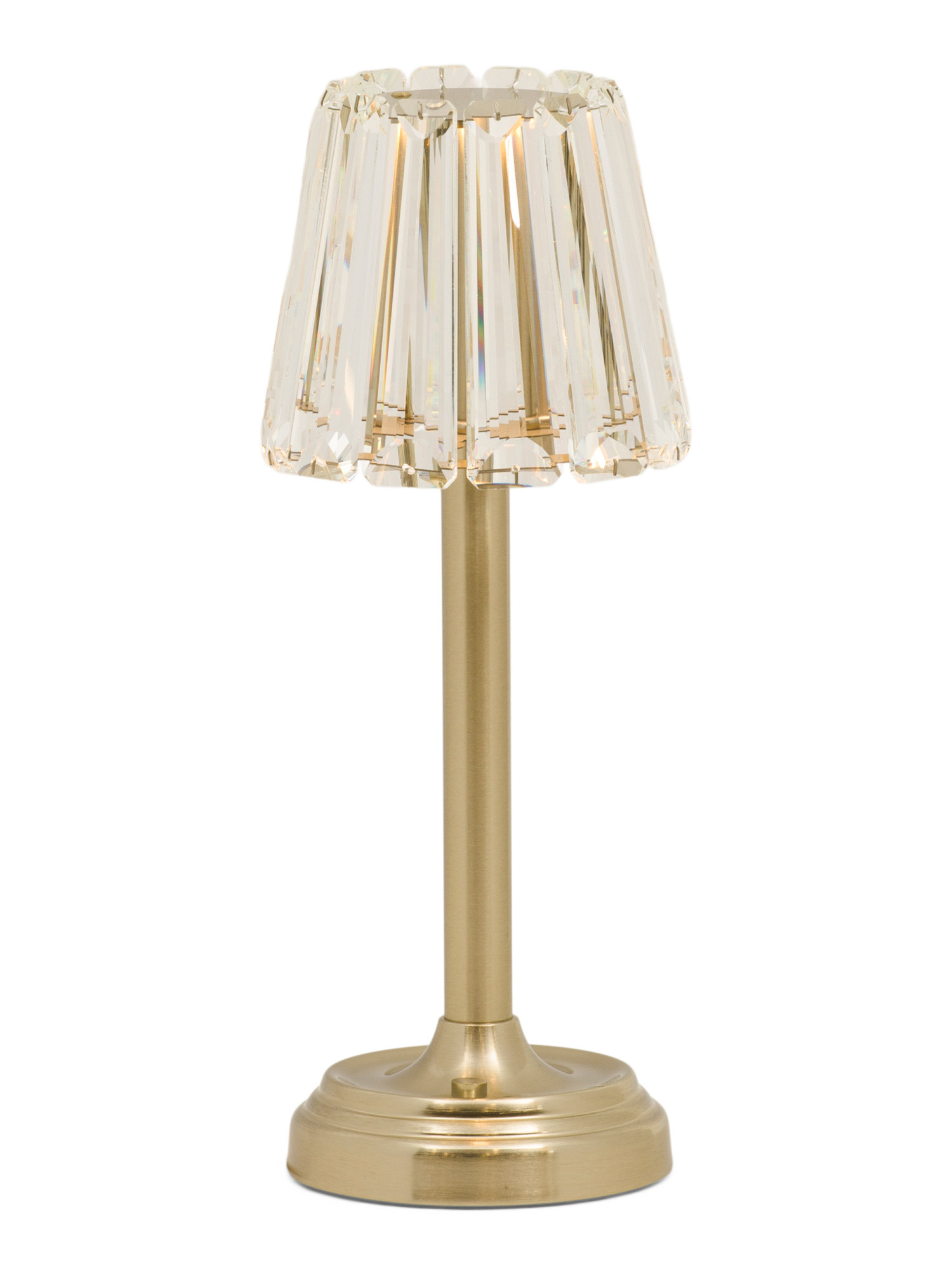 13.5in Rechargeable Crystal Prism Table Lamp | Home | Marshalls | Marshalls
