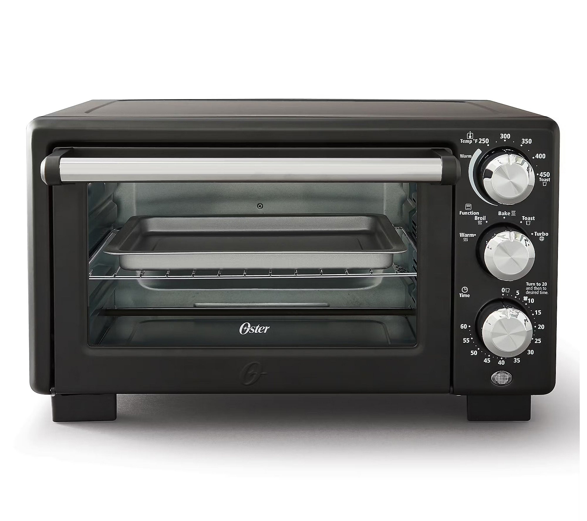 Oster 5-in-1 Function 4 Slice Countertop Convection Oven | QVC