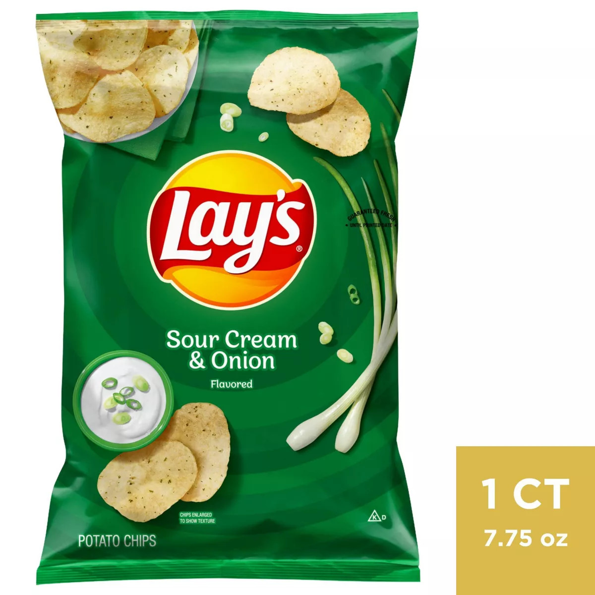 Lay's Sour Cream & Onion Flavored Potato Chips - 7.75oz | Target