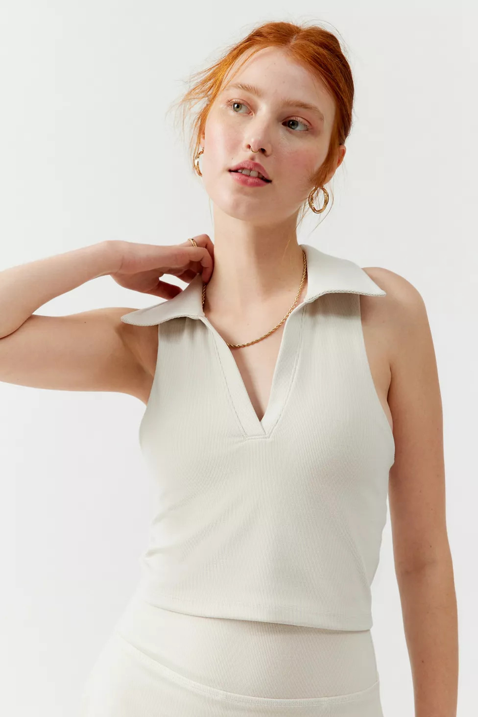 Beyond Yoga Heather Prep Cropped Tank Top | Urban Outfitters (US and RoW)