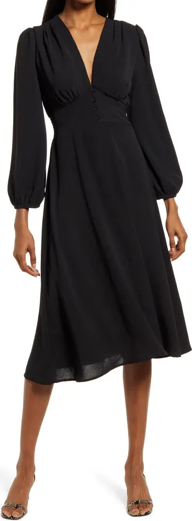 Empire Waist Long Sleeve Dress | Nordstrom