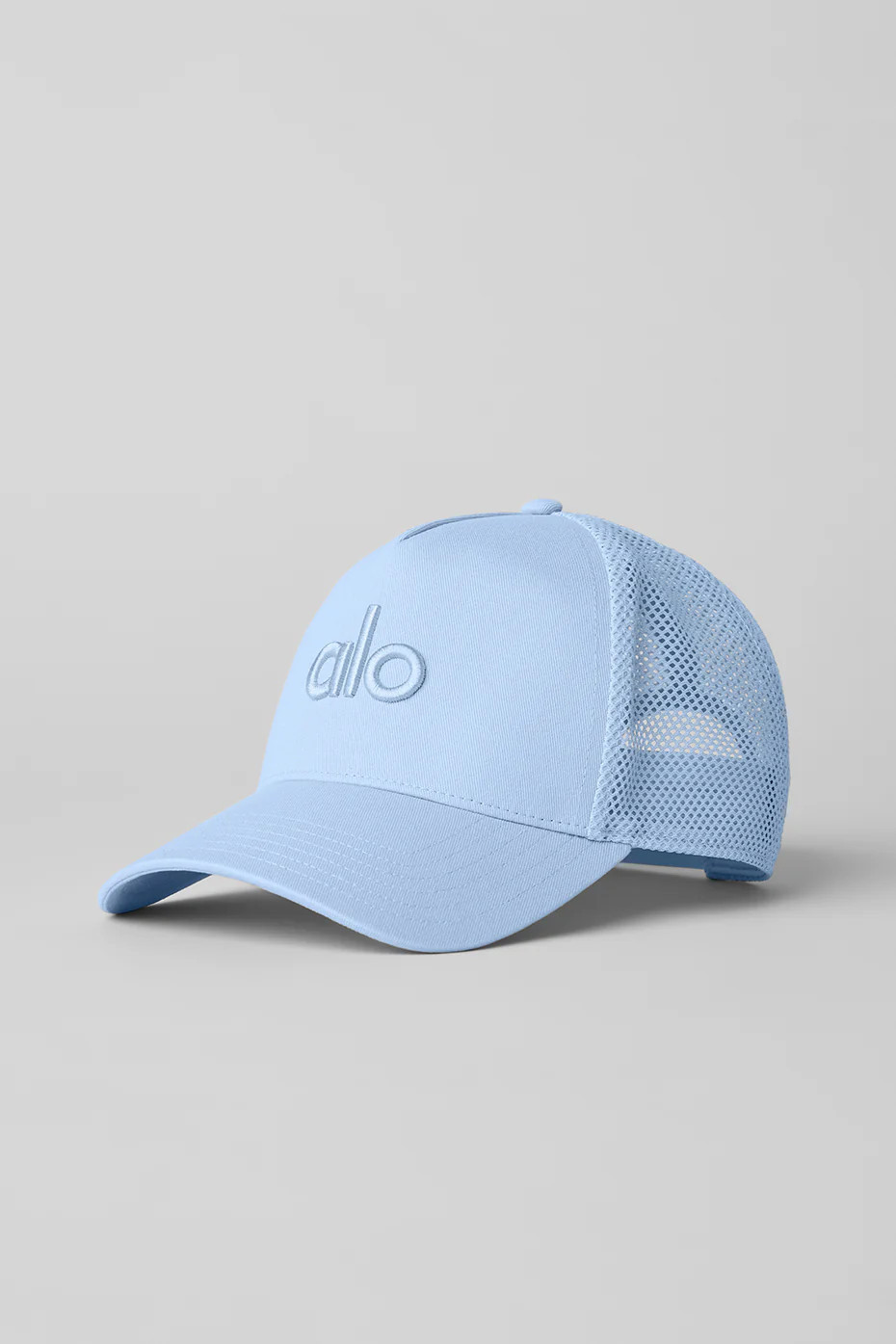 Alo Yoga� | District Trucker Hat in Seashell Blue | Alo Yoga