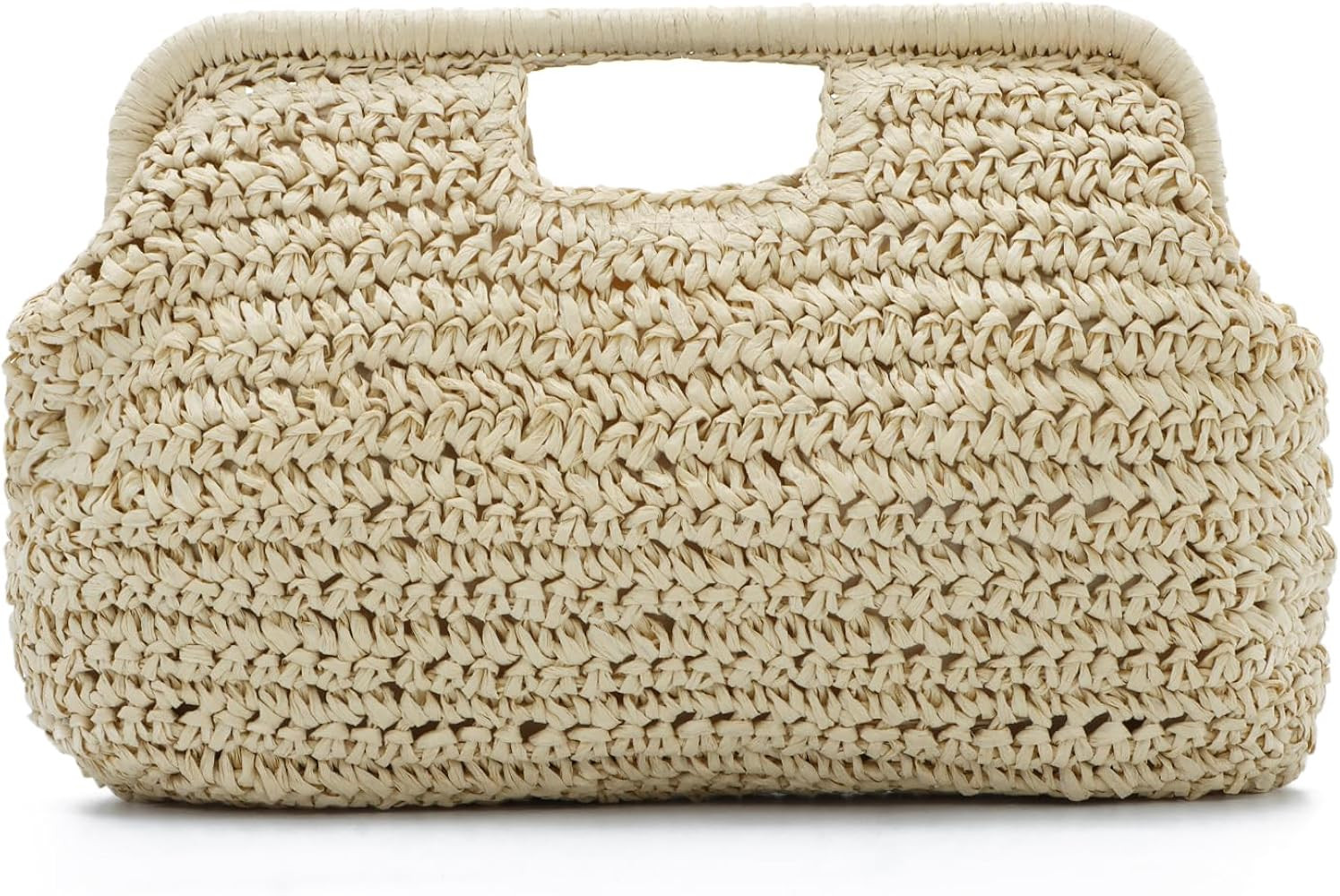 EVEOUT Straw Clutch for Women Summer Boho Raffia Beach Purse Bag Holiday Woven Tote Handbag for W... | Amazon (UK)