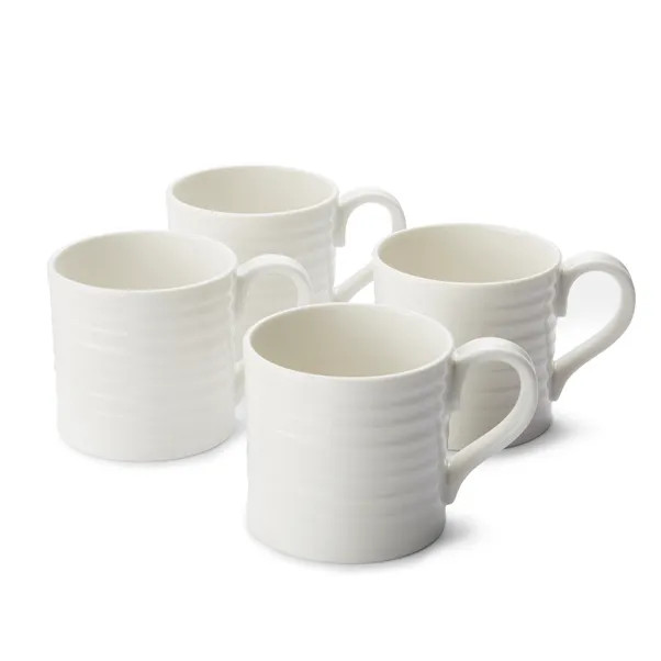 Set of 4 Sophie Conran for Portmeirion Short Mugs | Dunelm