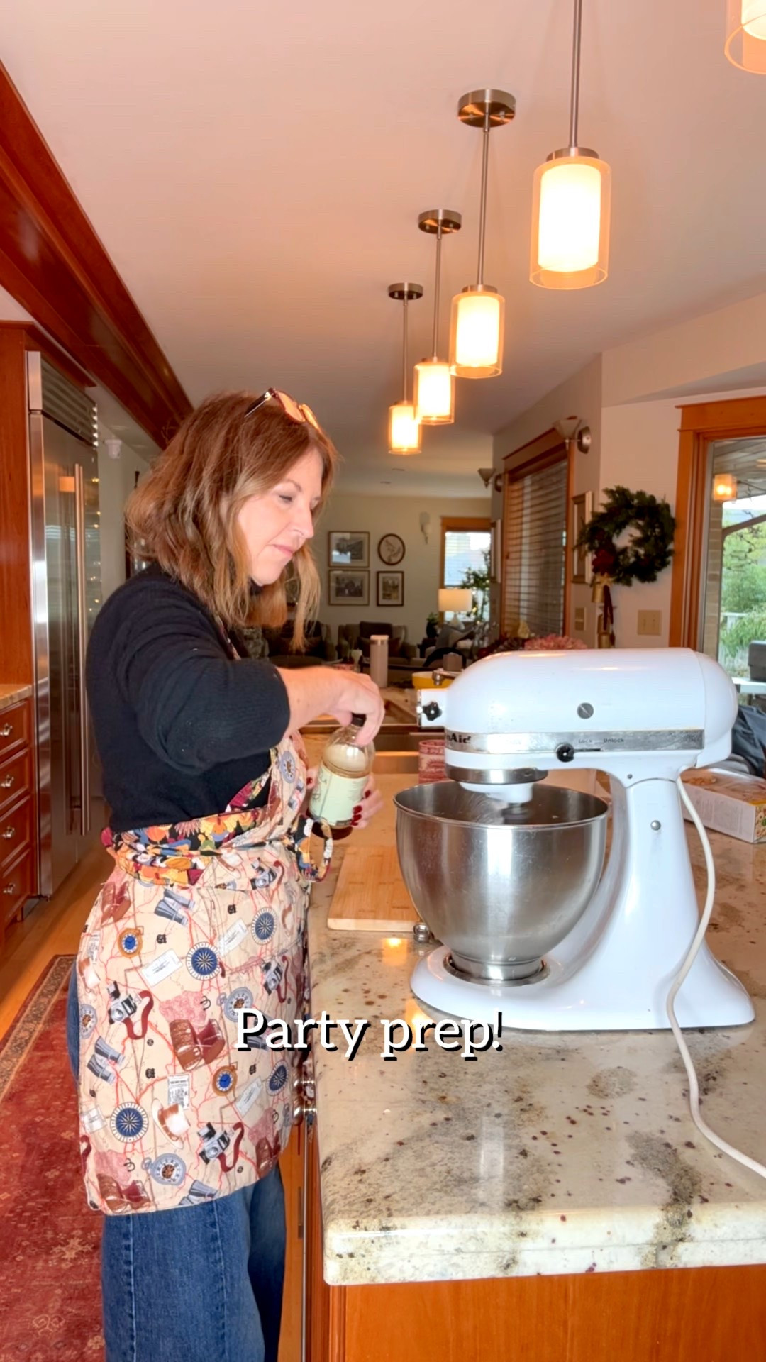 Party prep wearing barrel jeans, clogs, turtleneck, and a trangie scarf. 

#LTKootd #LTKFindsUnder100 #LTKOver40