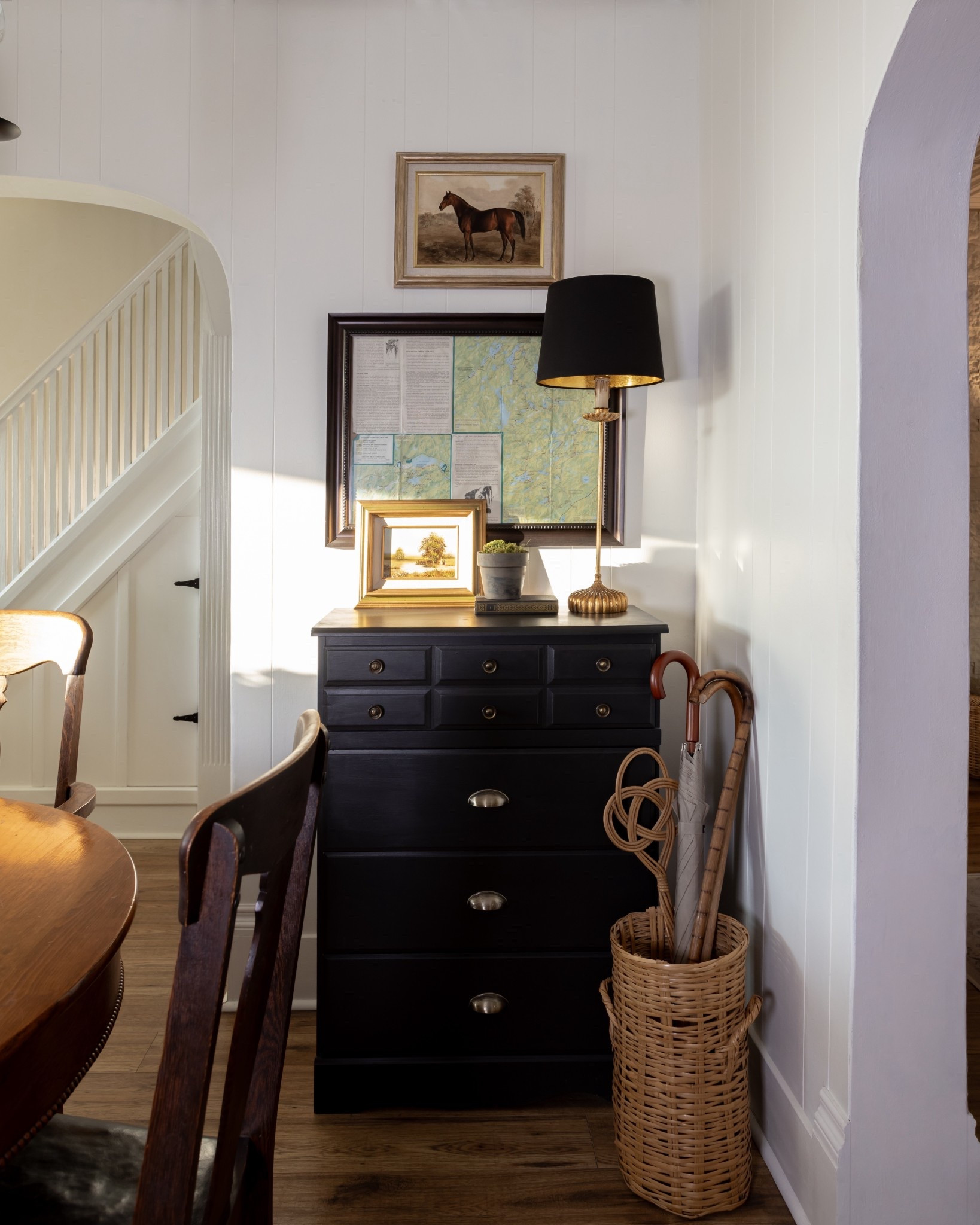 Thank goodness for timeless staples that never go out of style. Love this little corner of the dining room.🖤

#LTKOver40 #LTKHome