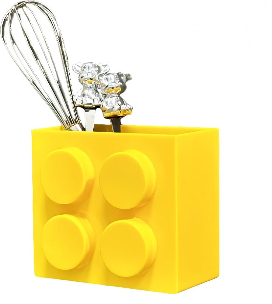 Magnetic Basket Organizer for Fridge - Lego-Style ABS Plastic Storage Box,No Drill Design for Kit... | Amazon (US)
