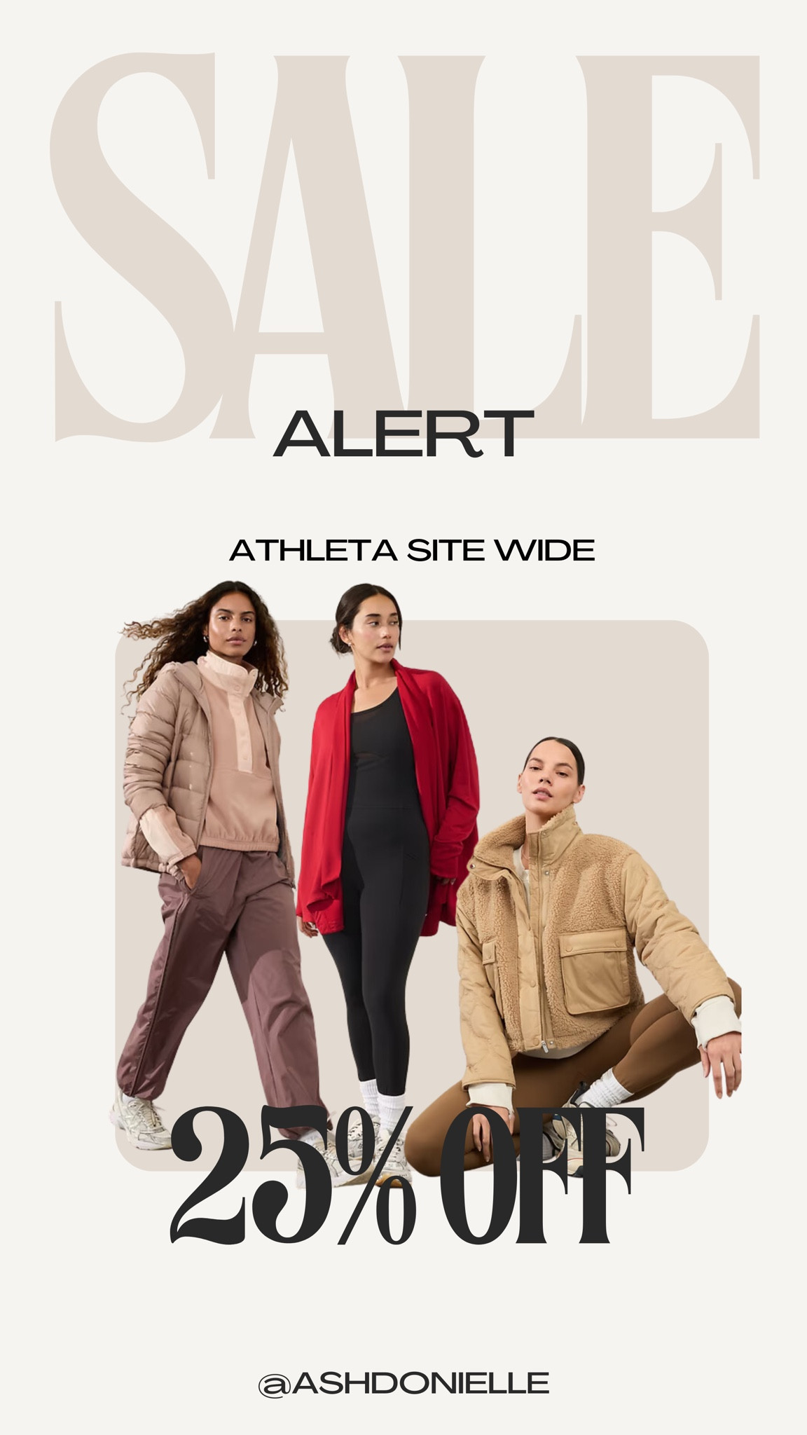 Sale Alert - Athleta 
25% off site wide!!

athleta, athletic wear, athleisure, active wear, athletic fashion, fitness fashion, trendy gym wear 

#LTKSaleAlert #LTKFitness #LTKSeasonal
