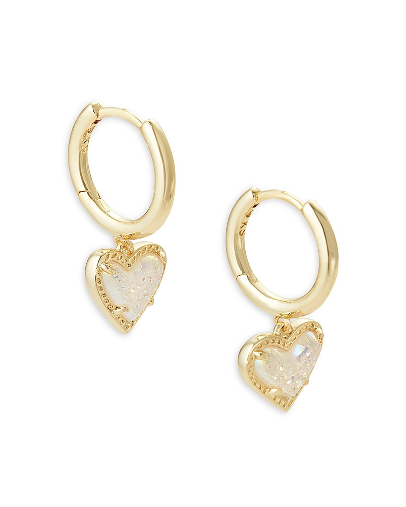 Kendra Scott Ari Heart Drop Huggie Hoop Earrings | Bloomingdale's (US)