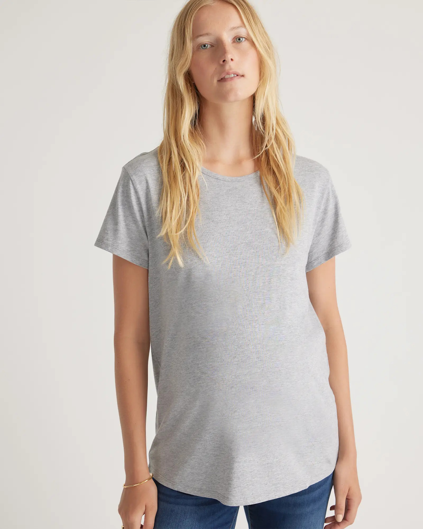 Cotton Modal Maternity Crew Neck Tee (2-pack) | Quince