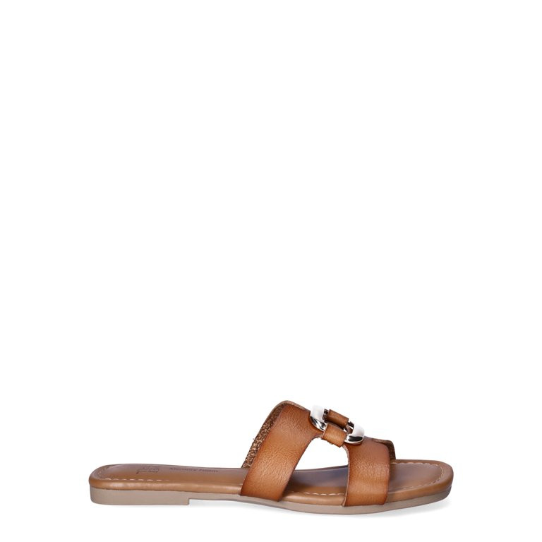 Time and Tru Women's Hardware Slide Sandal | Walmart (US)