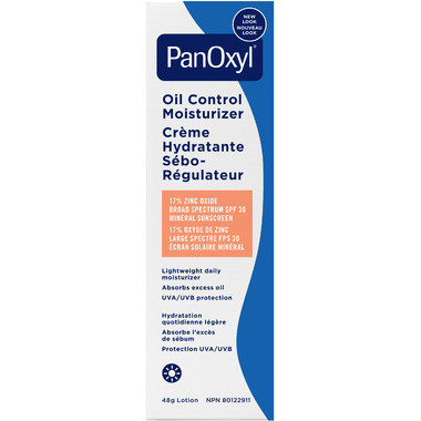 PanOxyl Oil Control Moisturizer SPF 30 | Well.ca