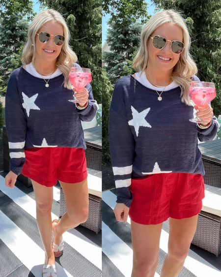 Memorial Day Outfit Idea

Memorial Day outfit  Fourth of July outfit  summer outfit  spring outfit  summer shorts  spring shorts  spring sweater  summer top  red white and blue outfits  

#LTKSeasonal #LTKfindsunder50 #LTKstyletip