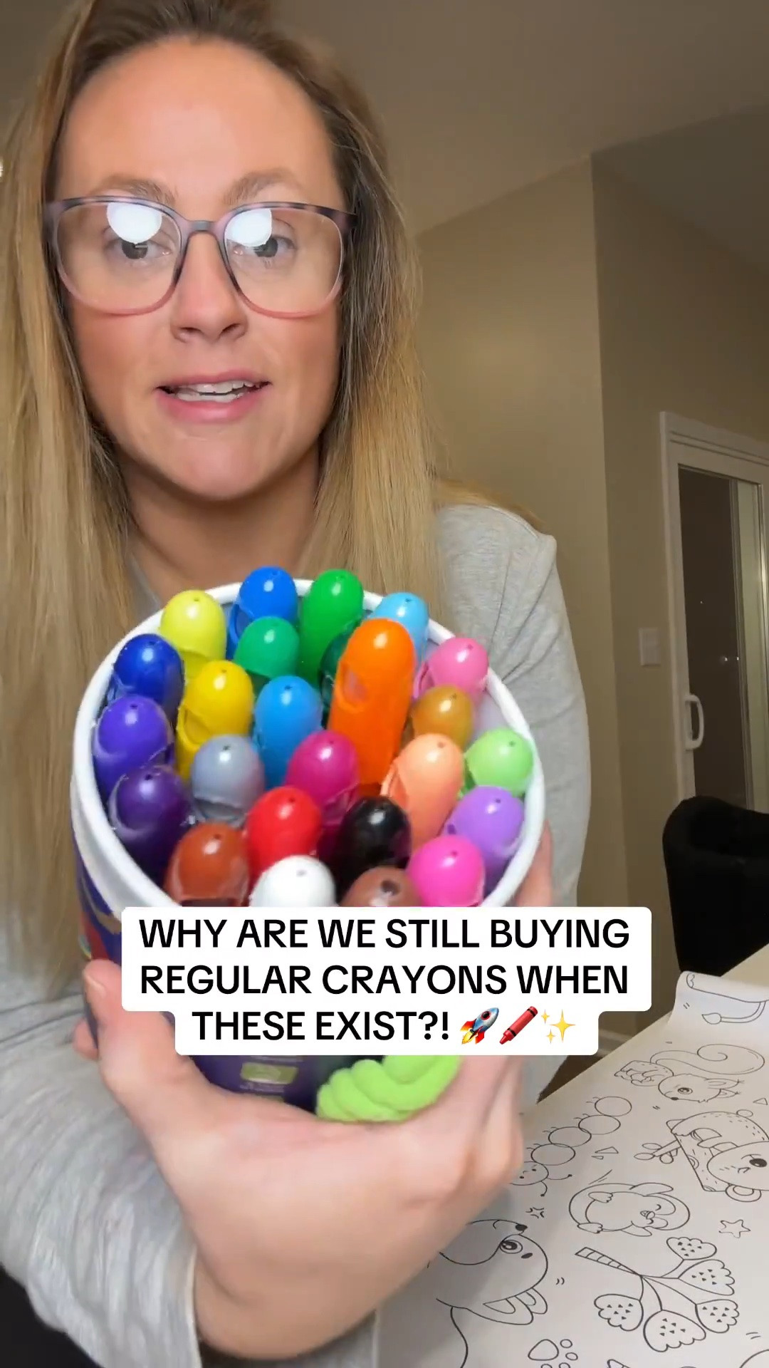 These rocket crayons are the reason my kids are finally excited about coloring again 🚀🎨

Perfect for little hands, less mess, and way more fun than regular crayons. If you’re looking for a screen-free activity that actually keeps them entertained, grab these while they’re still in stock!

#LTKmomlife #LTKKids