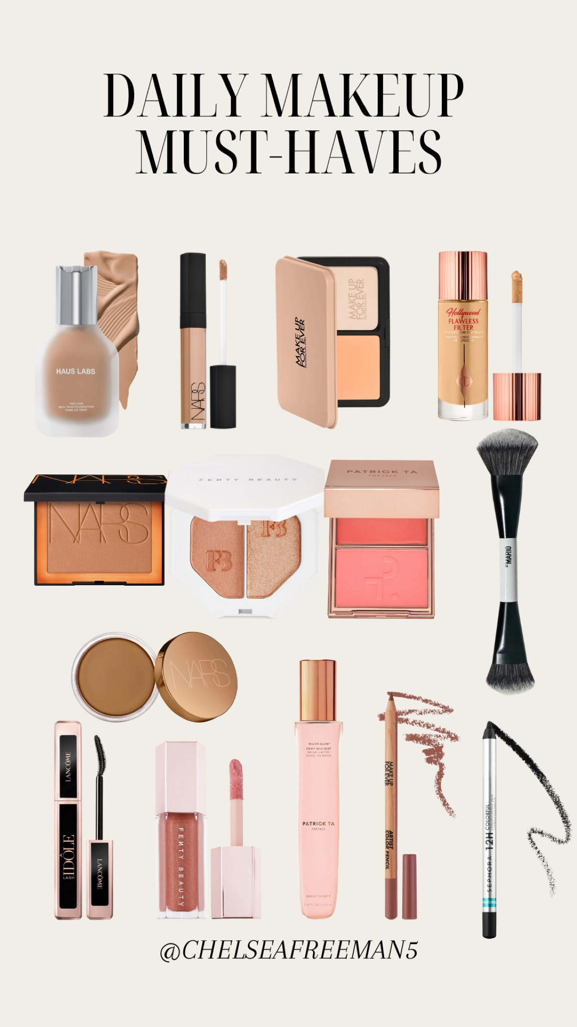 My daily makeup routine products  

#LTKFindsUnder50 #LTKStyleTip #LTKBeauty