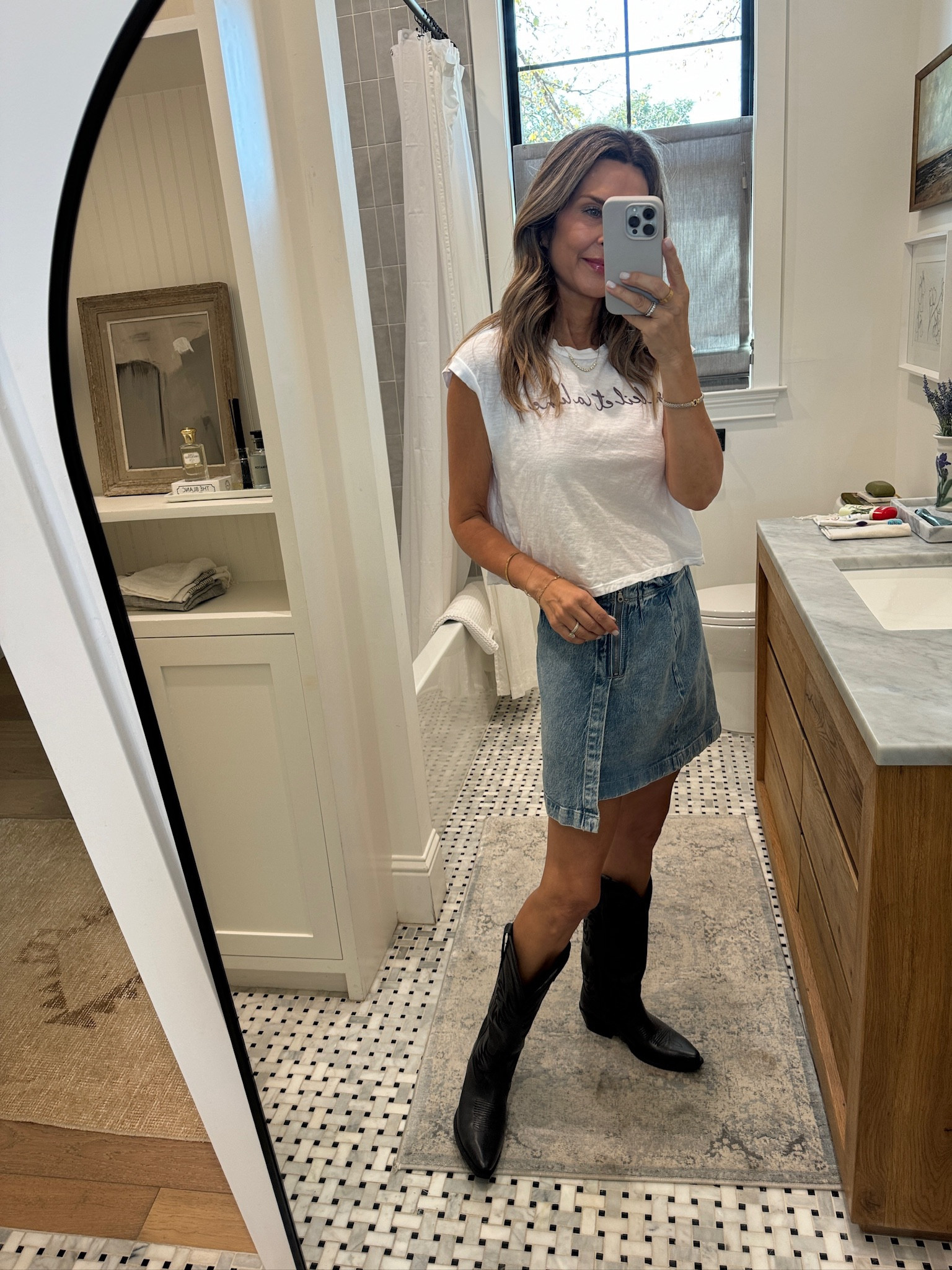 Country Outfit Inspo. Sundry top, Rails skirt, Free bird boots

#LTKstyletip #LTKSeasonal #LTKfindsunder50