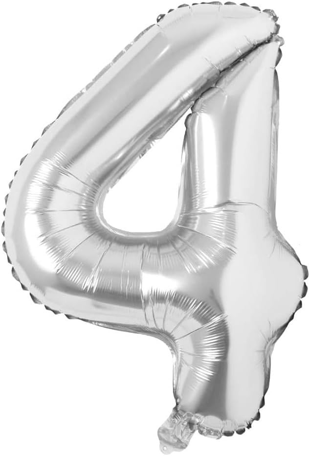 40 inch Letter Balloons Silver Alphabet Number Balloon Foil Mylar Party Wedding Bachelorette Birt... | Amazon (US)