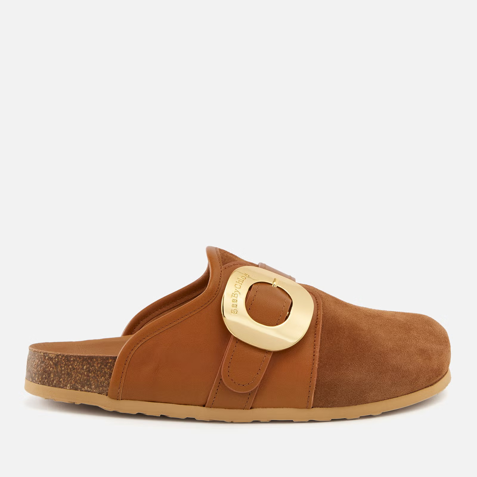 See by Chloé Women’s Chany Fussbelt Suede Mules - UK 3 | Coggles | Coggles (Global)
