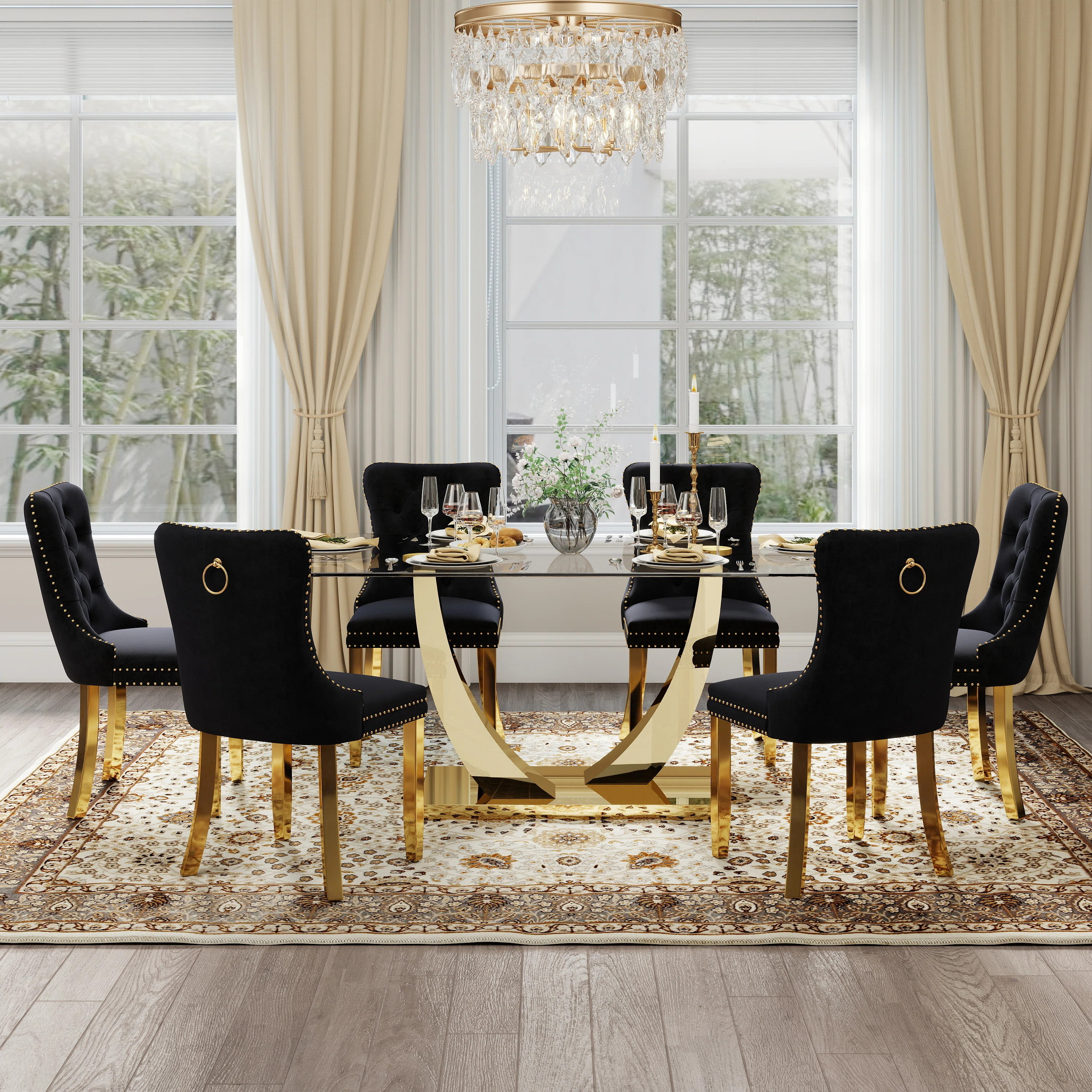 Kazandra Rectangular 35.4'' W Dining Set | Wayfair North America