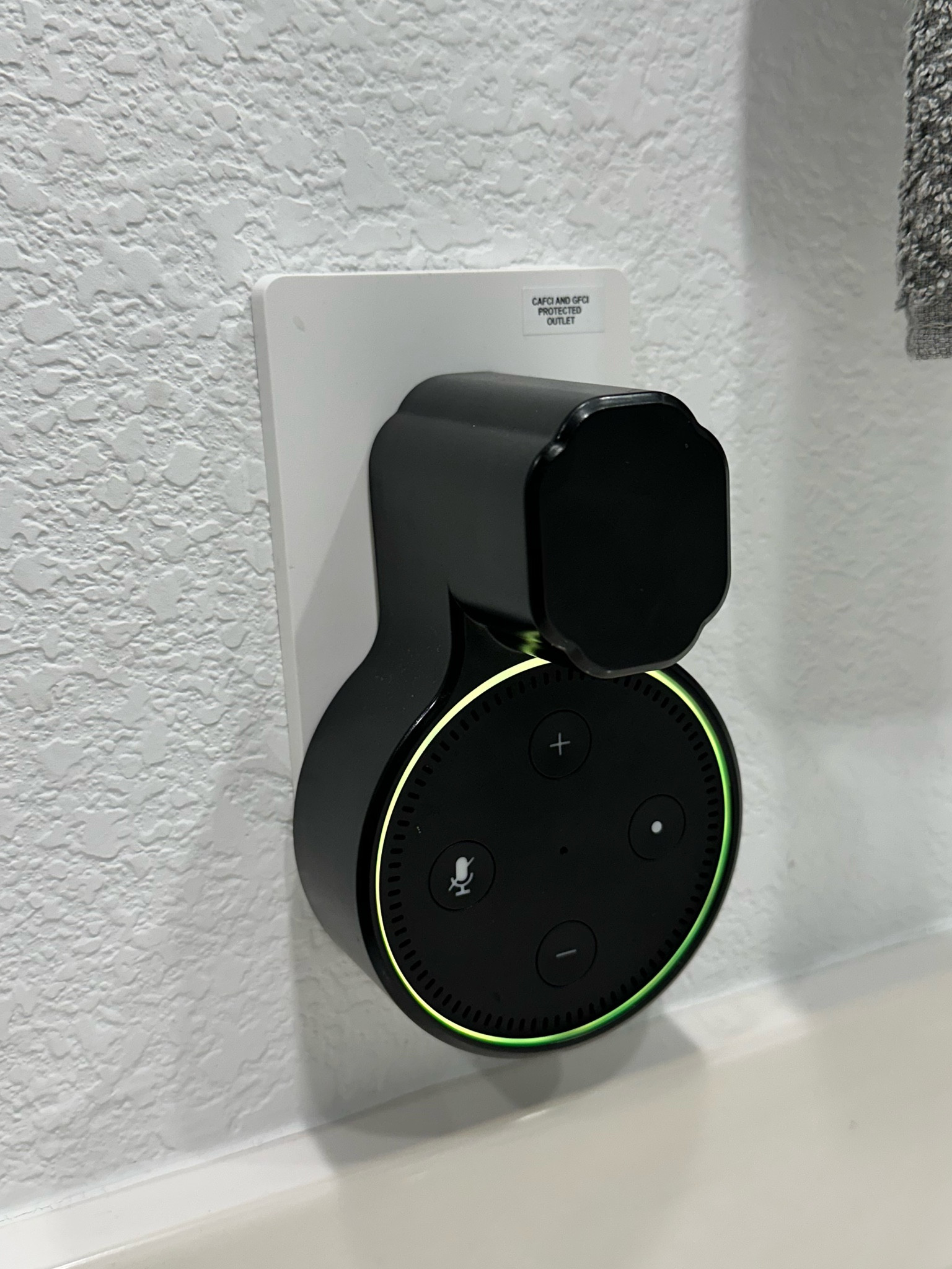 Echo Dot 3rd Gen wall mount. Perfect for the bathroom  

#LTKHome