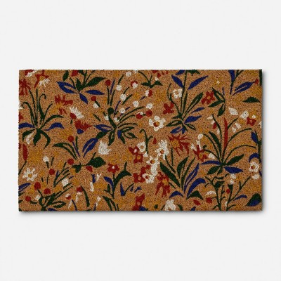 1'4"x2'4" Rectangle Outdoor Door Mat Charlcie Flower - Room Essentials™ | Target