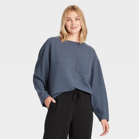 Women's Long Sleeve Ottoman T-Shirt - A New Day™ | Target