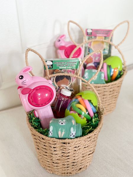Easter baskets and filler ideas!
My toddlers are 3 and 1 🐰🌷💕

Bunny Easter baskets from Walmart 
Easter
Easter basket fillers and ideas
Easter toys
Spring  

#LTKkids #LTKfamily #LTKbaby