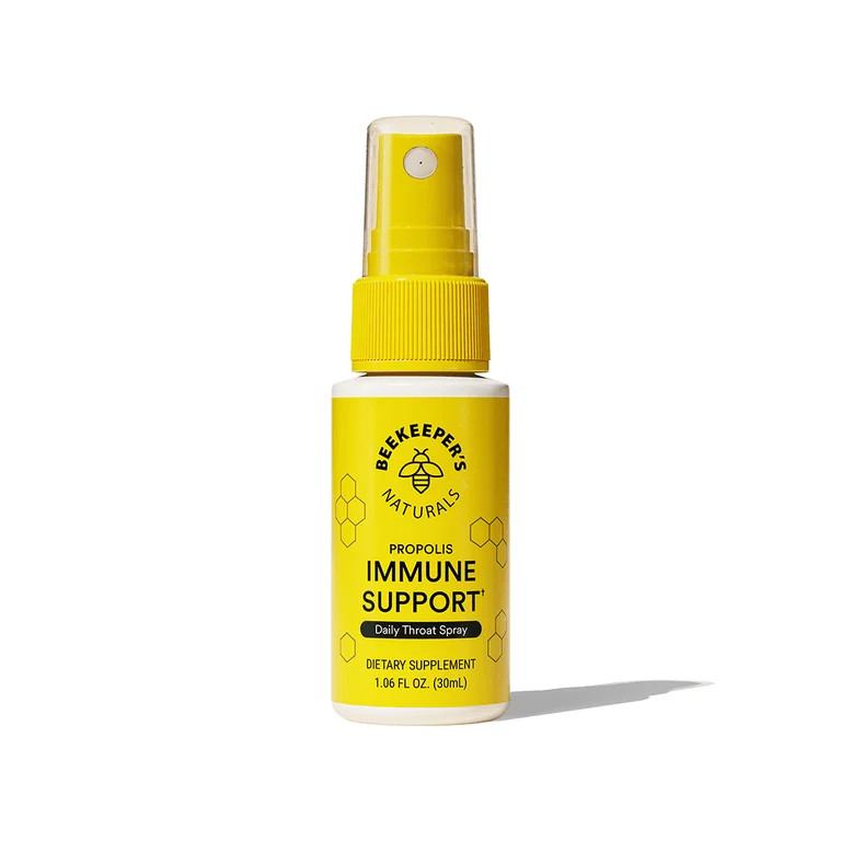 Propolis Throat Spray by Beekeeper's Naturals - 95% Bee Propolis Extract, Natural Immune Support ... | Walmart (US)